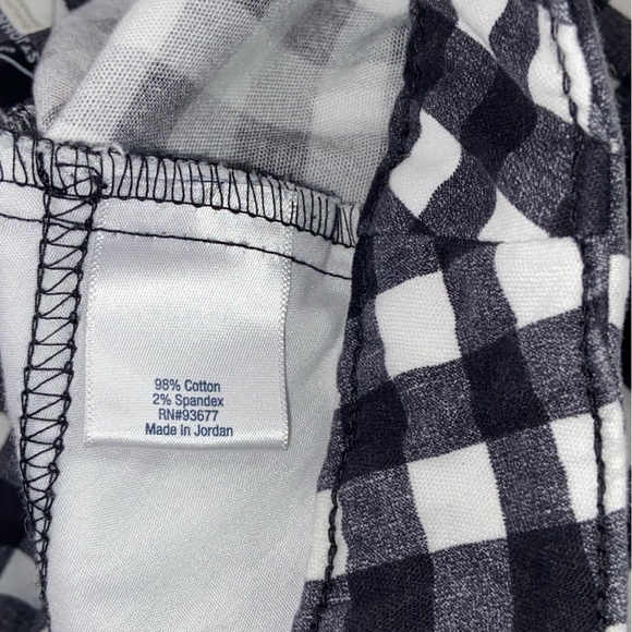 St John’s Bay (37x16) Black Plaid Checkered Stretch Capri Capris - Women’s 18P - Picture 9 of 12